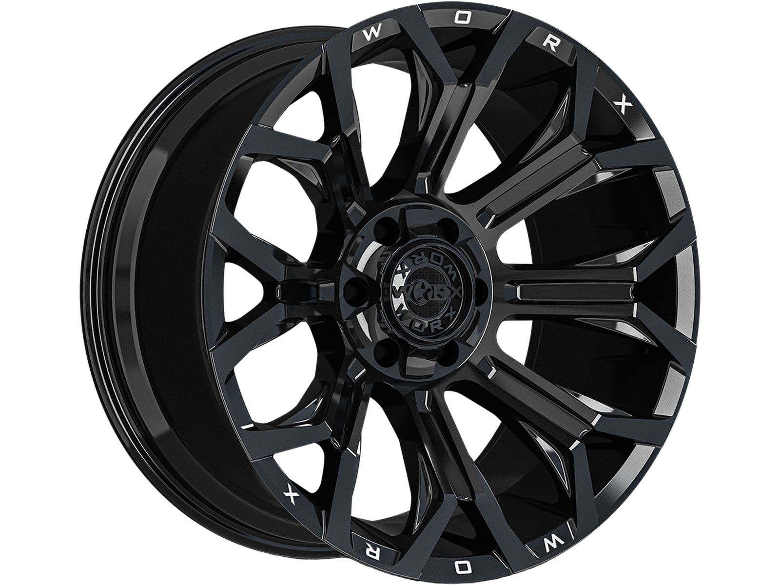 WORX Off Road Worx Off Road Gloss Black 821 Wheel SKU