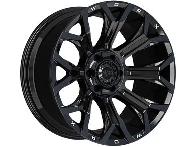 Worx Off Road Gloss Black 821 Wheels Rugged Ridge