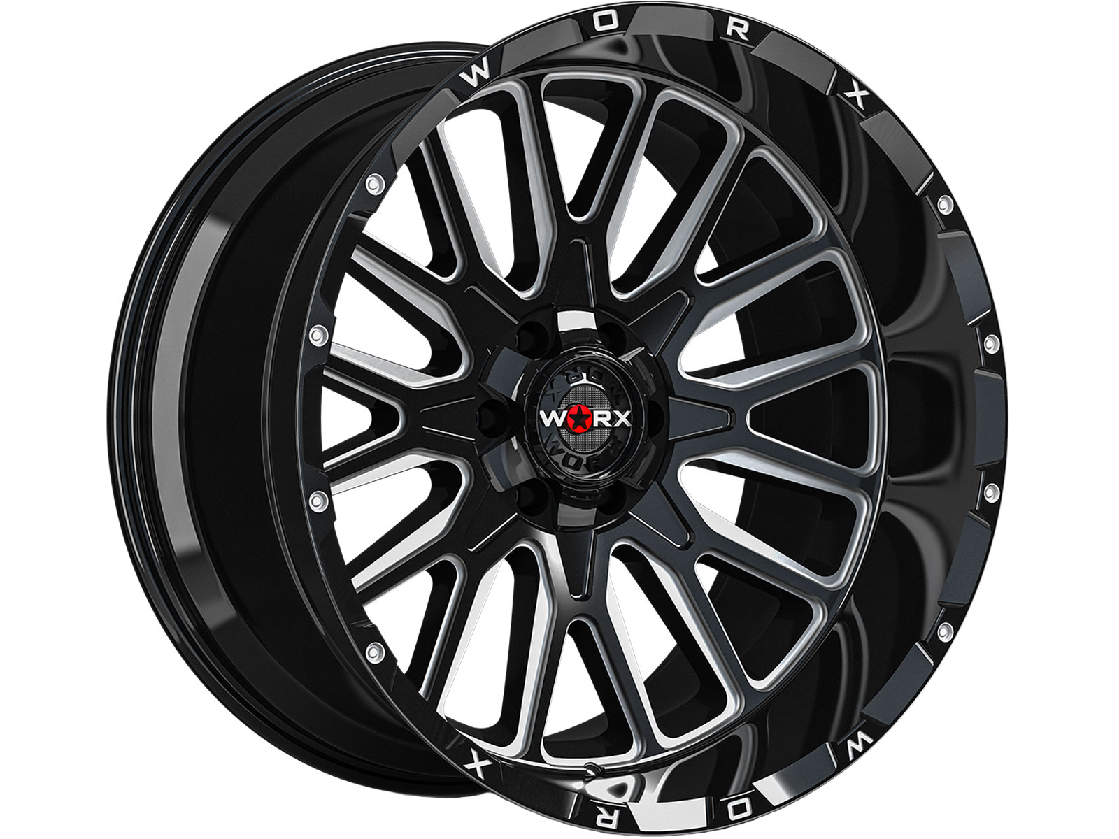 Worx Off Road Milled Gloss Black 818 Wheels Rugged Ridge