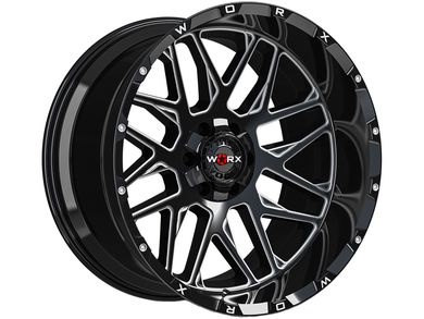 WORX Off Road Worx Off Road Milled Gloss Black 819 Wheel SKU