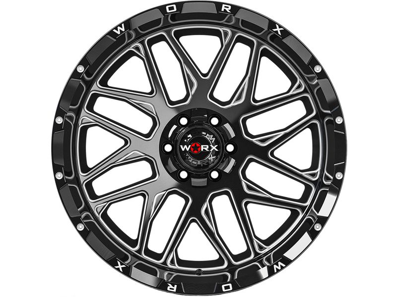WORX Off Road Worx Off-Road Milled Gloss Black 819 Wheel 819BM-2108919
