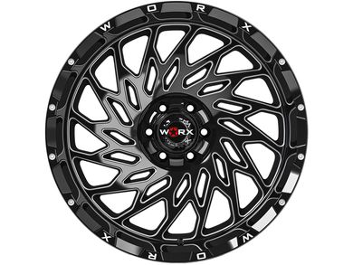 Worx Off Road Milled Gloss Black 820 Wheels Rugged Ridge