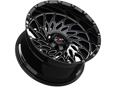 Worx Off Road Milled Gloss Black 820 Wheels Rugged Ridge