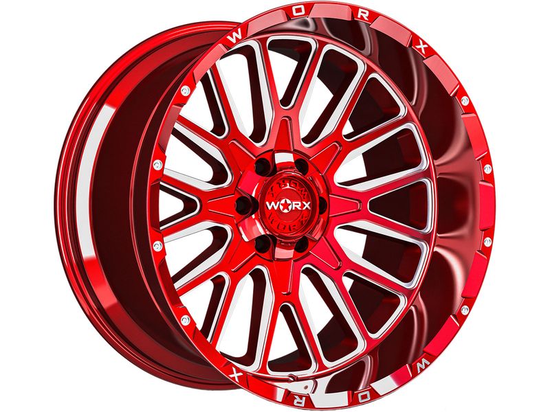 Worx Off Road Milled Red 818 Wheels Rugged Ridge