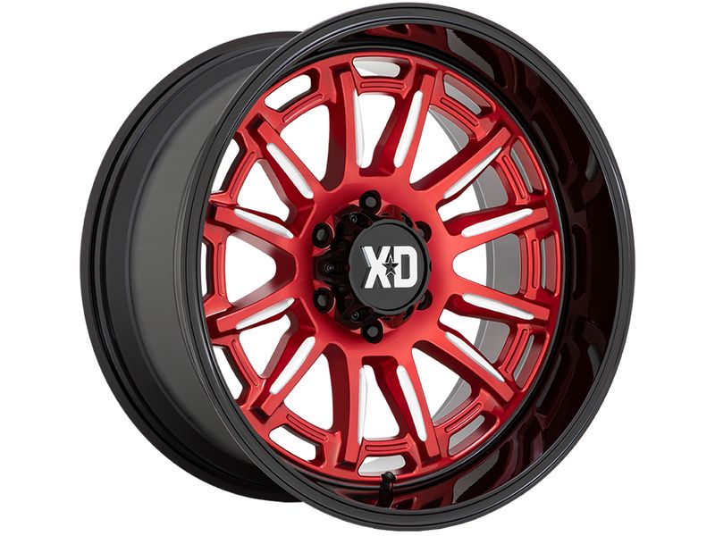 深リム　xdxd XD Series Black & Red XD865 Phoenix Wheels | Rugged Ridge