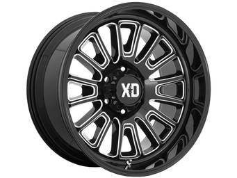XD Series Milled Gloss Black XD864 Rover Wheels