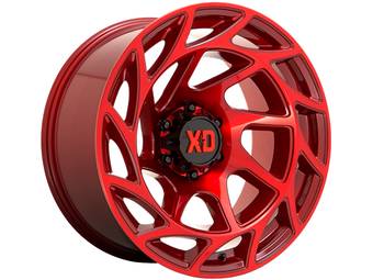 XD Series Red XD860 Onslaught Wheels