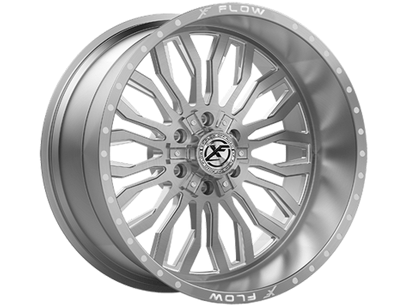 XF Flow Offroad Brushed XFX-305 Wheels | Rugged Ridge