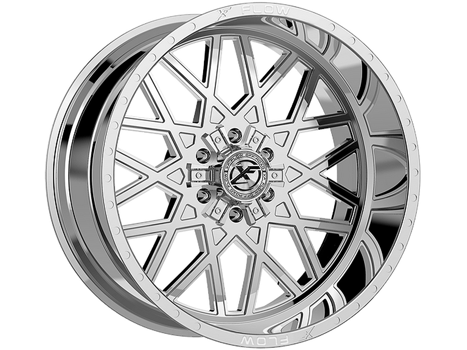 XF Off-Road XF Flow Offroad Chrome XFX-307 Wheel XFX