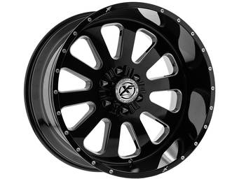 XF Offroad Forged Milled Gloss Black XFX-302 Wheel