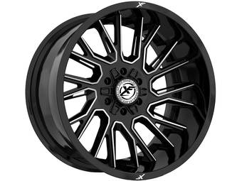 XF Offroad Machined Gloss Black XF-230 Wheel