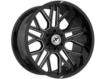 XF Offroad Milled Gloss Black XF-235 Wheel