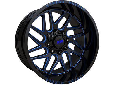 XM Offroad Black & Blue XM-339 Wheels | Rugged Ridge