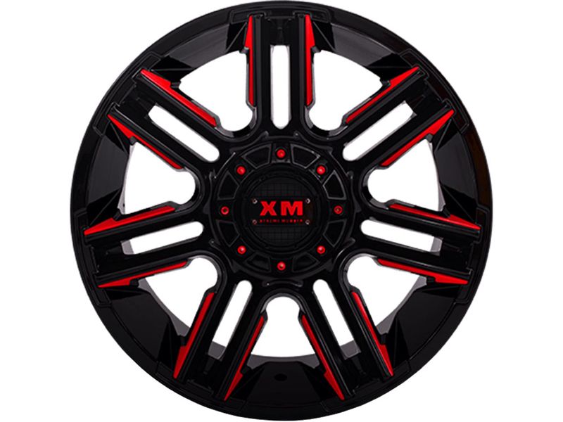 Xm Street Rims XM Offroad Black & Red XM-314 Wheels | Rugged Ridge