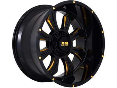 XM Offroad Black & Yellow XM-323 Wheels | Rugged Ridge