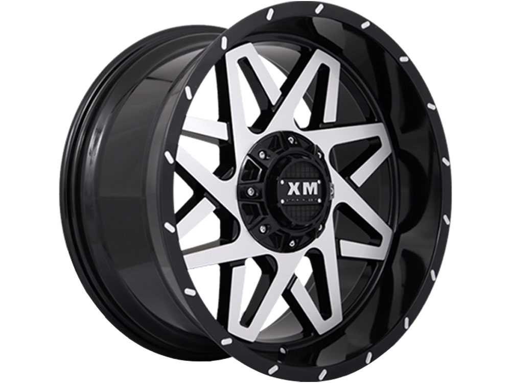 XM Offroad Machined Gloss Black XM-313 Wheels | Rugged Ridge
