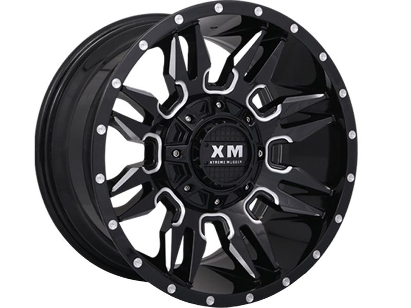 XM Offroad XM Offroad Milled Gloss Black XM-320 Wheel [SKU