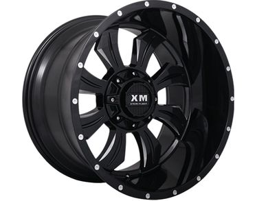 XM Offroad XM Offroad Milled Gloss Black XM-323 Wheel