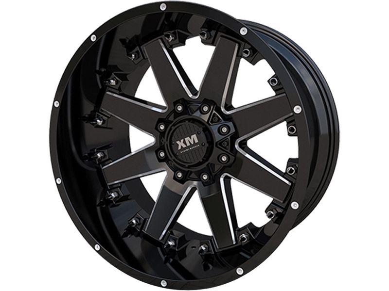 Xm Offroad Milled Gloss Black Xm 334 Wheels Rugged Ridge